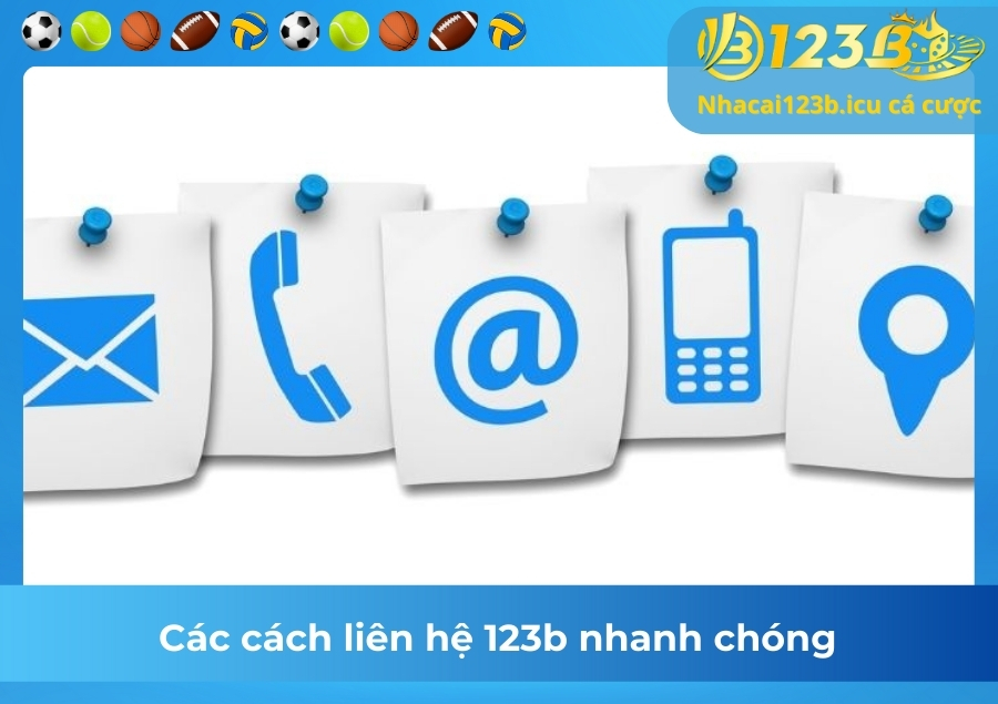 Các cách liên hệ 123b nhanh chóng