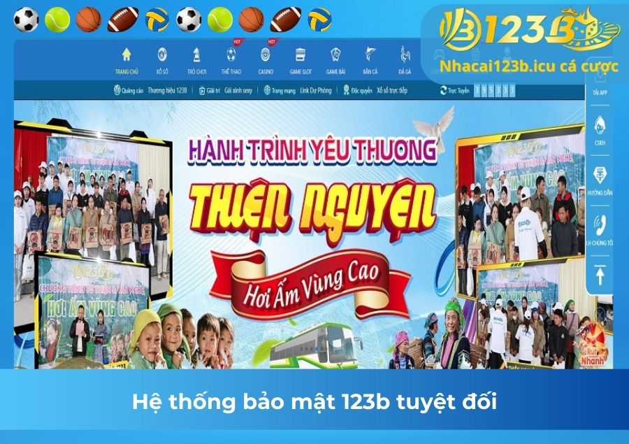 Hệ thống bảo mật 123b tuyệt đối